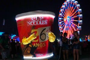 Cup Noodles® é o macarrão instantâneo oficial do Rock in Rio Brasil 2022